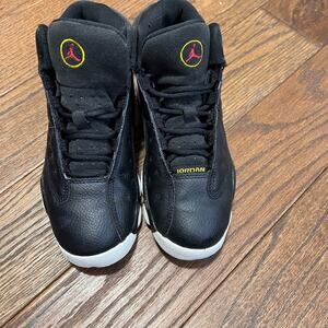 Air Jordan 13 Retro  playoff  Black high top sneakers Sz 2.5